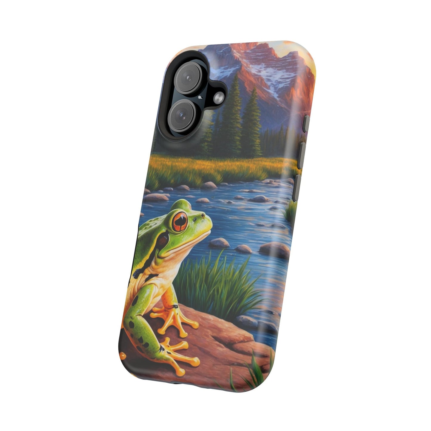 Twilight River Frog - MagSafe iPhone Case - BOGO Cases
