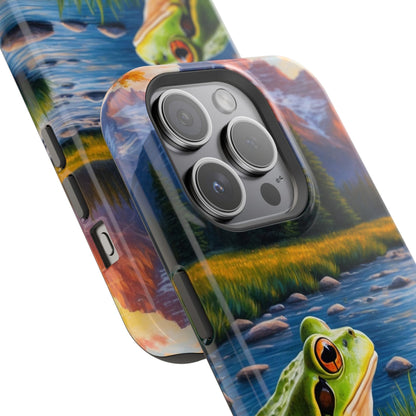 Twilight River Frog - MagSafe iPhone Case - BOGO Cases