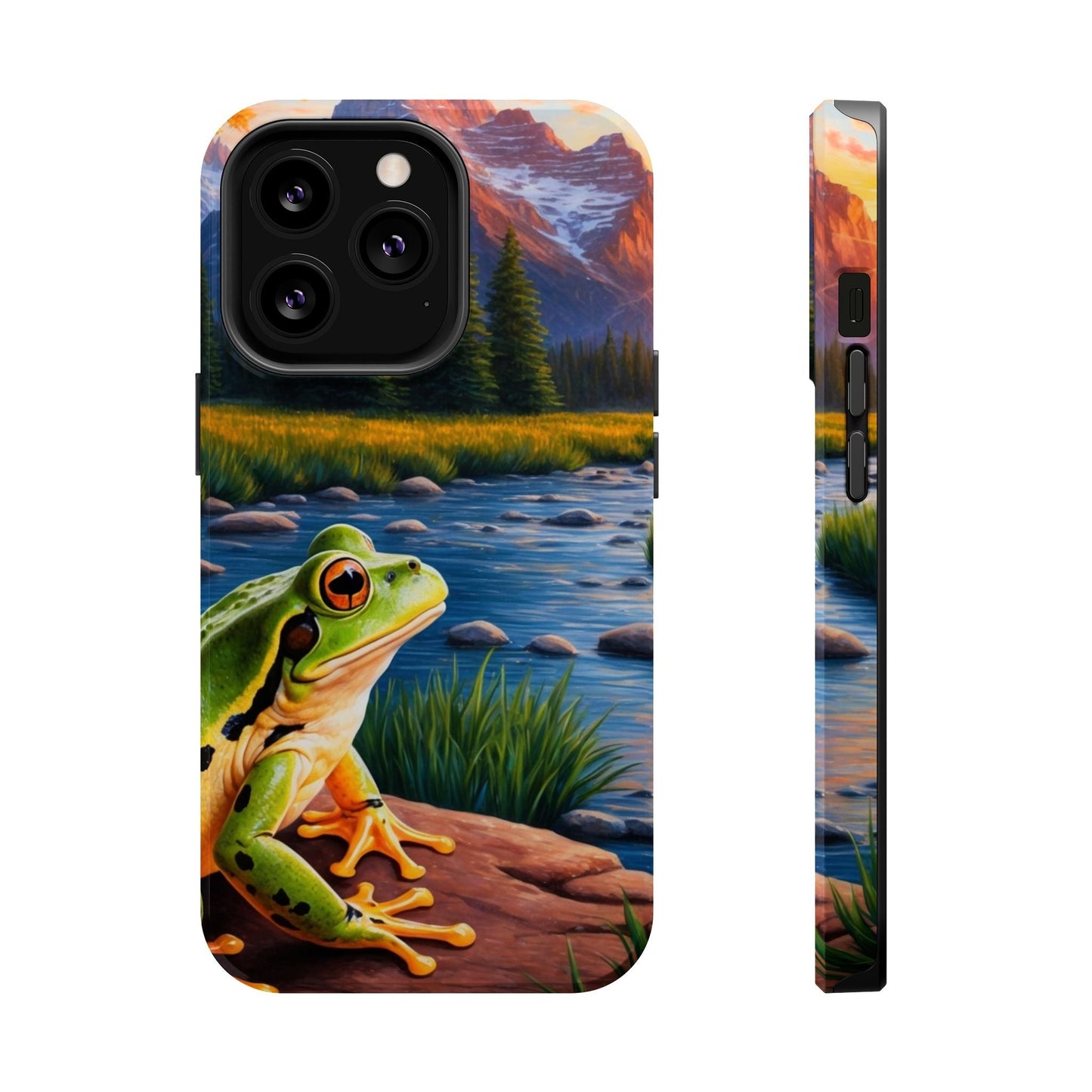 Twilight River Frog - MagSafe iPhone Case - BOGO Cases