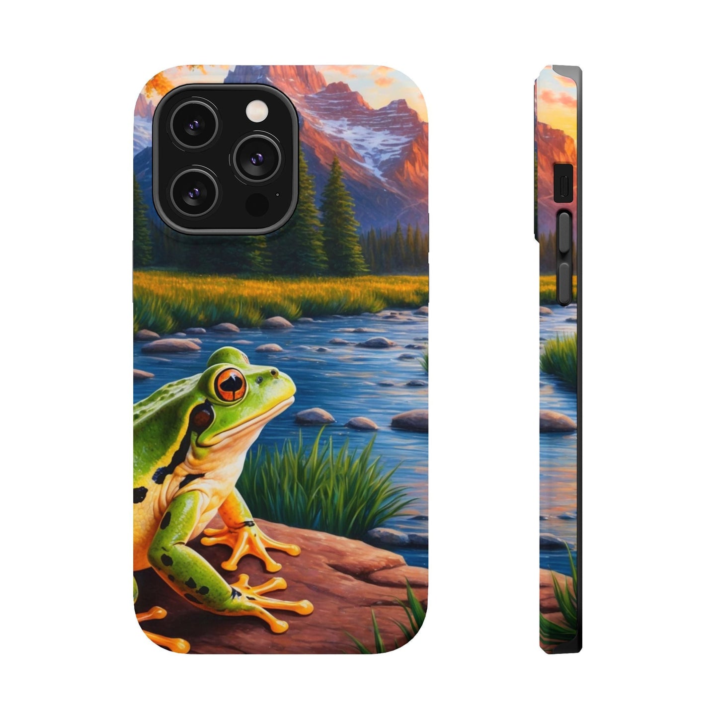 Twilight River Frog - MagSafe iPhone Case - BOGO Cases