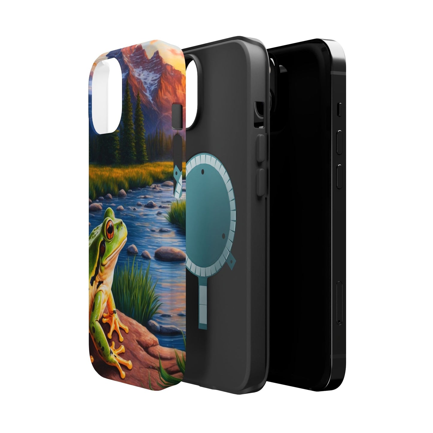 Twilight River Frog - MagSafe iPhone Case - BOGO Cases