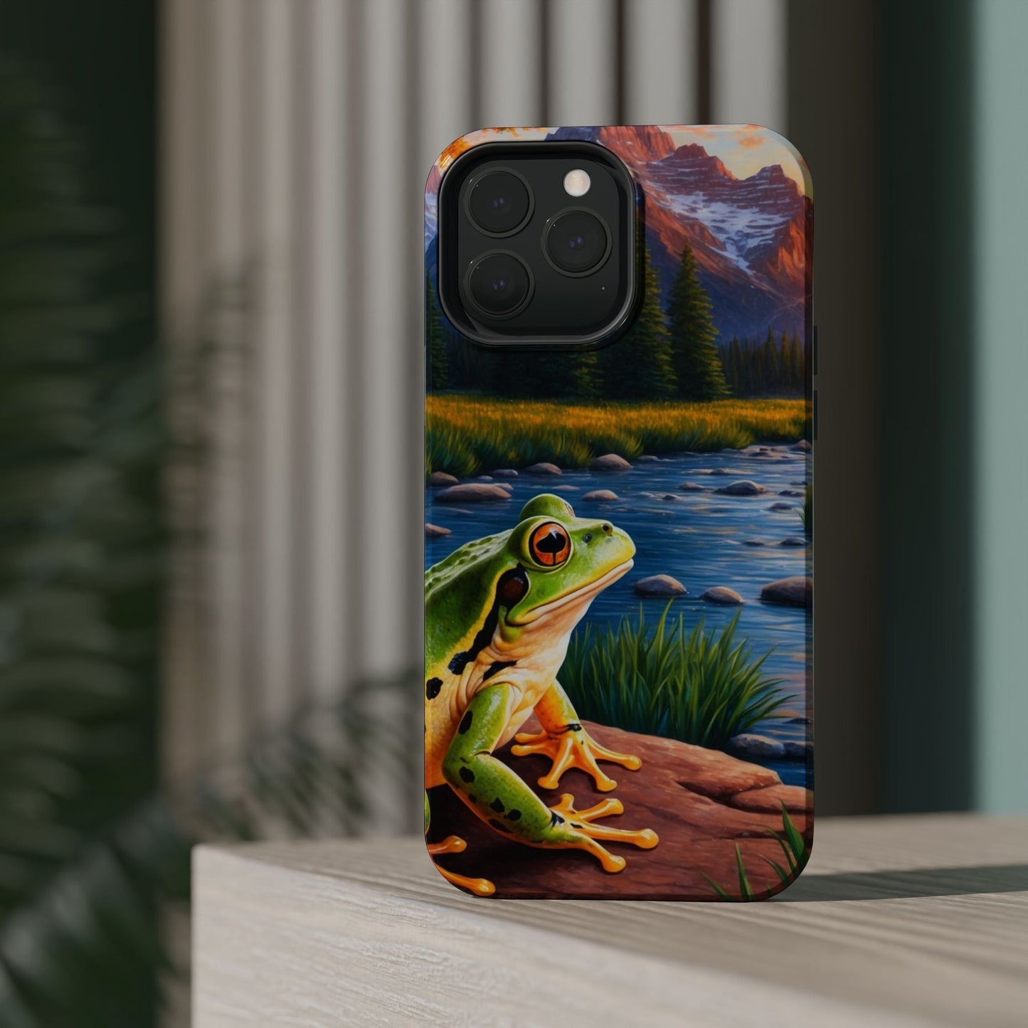 Twilight River Frog - MagSafe iPhone Case - BOGO Cases