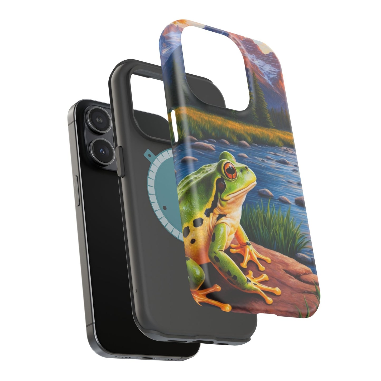 Twilight River Frog - MagSafe iPhone Case - BOGO Cases