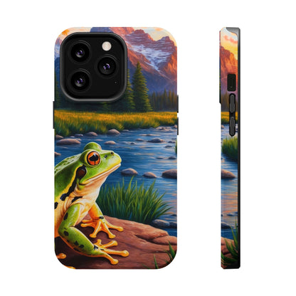 Twilight River Frog - MagSafe iPhone Case - BOGO Cases