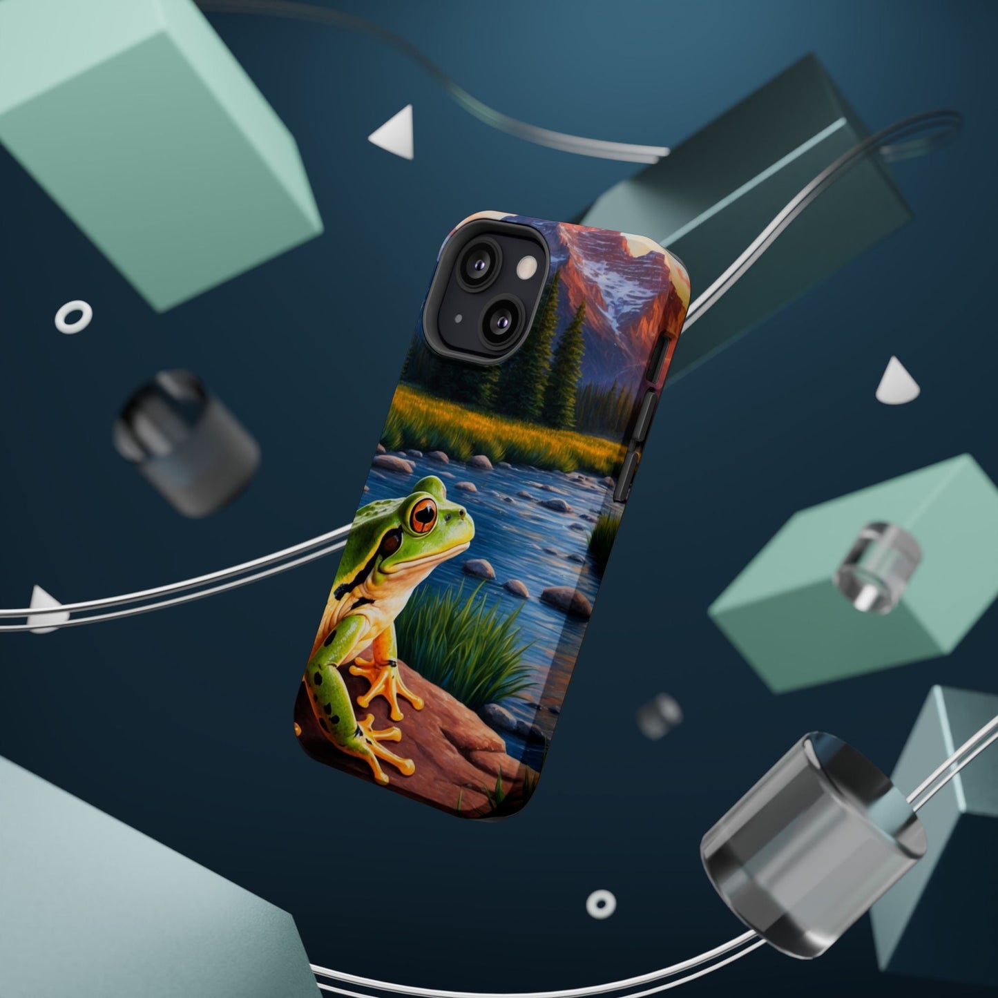 Twilight River Frog - MagSafe iPhone Case - BOGO Cases