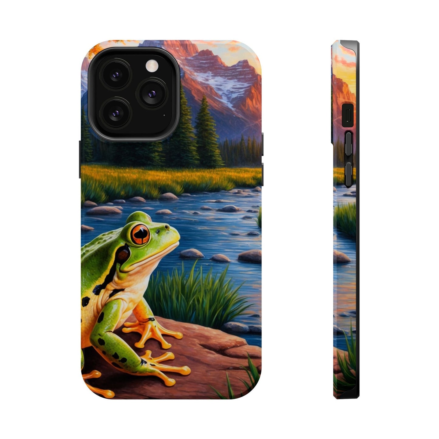 Twilight River Frog - MagSafe iPhone Case - BOGO Cases