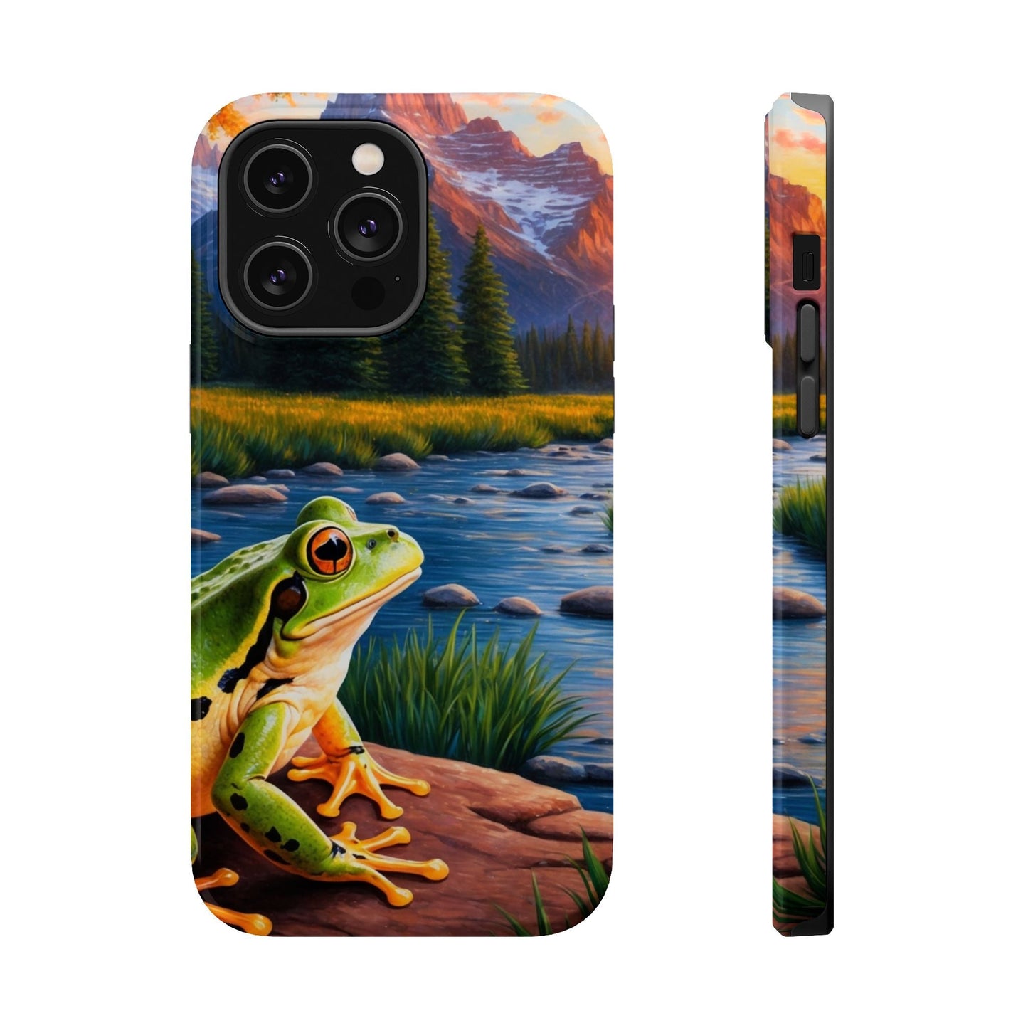 Twilight River Frog - MagSafe iPhone Case - BOGO Cases