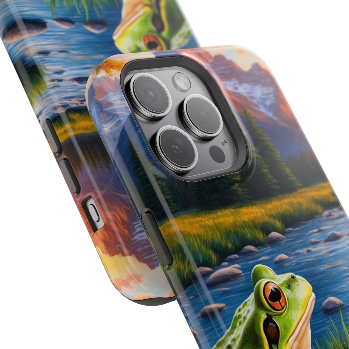 Twilight River Frog - MagSafe iPhone Case - BOGO Cases