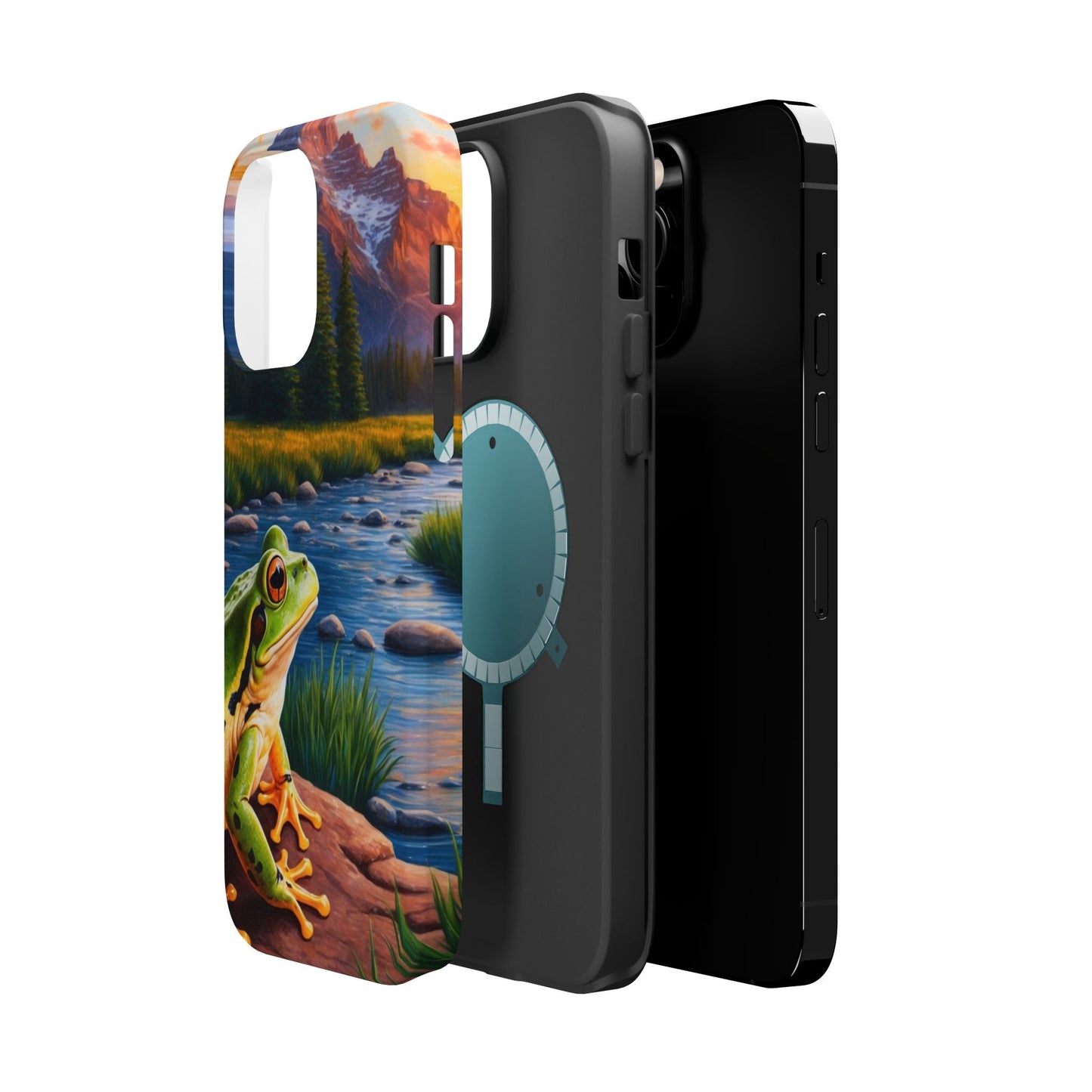 Twilight River Frog - MagSafe iPhone Case - BOGO Cases