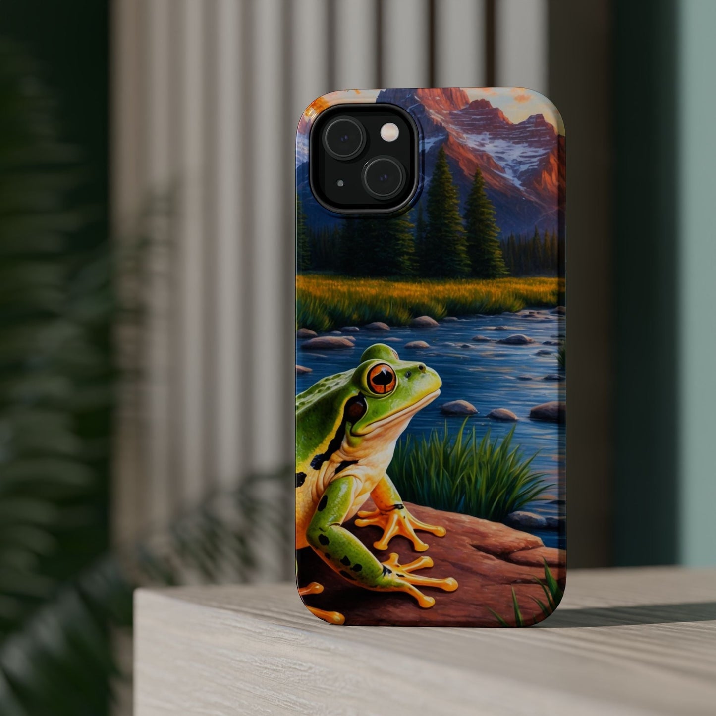 Twilight River Frog - MagSafe iPhone Case - BOGO Cases