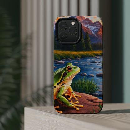 Twilight River Frog - MagSafe iPhone Case - BOGO Cases