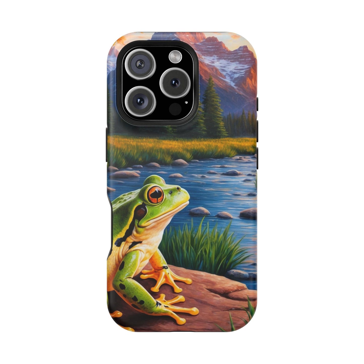 Twilight River Frog - MagSafe iPhone Case - BOGO Cases