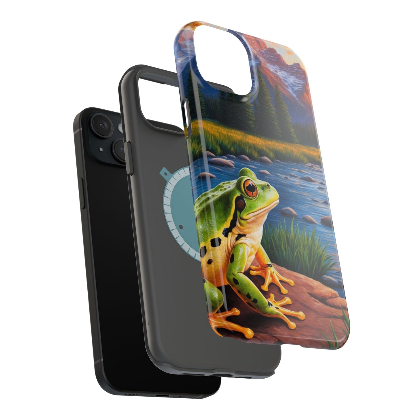 Twilight River Frog - MagSafe iPhone Case - BOGO Cases