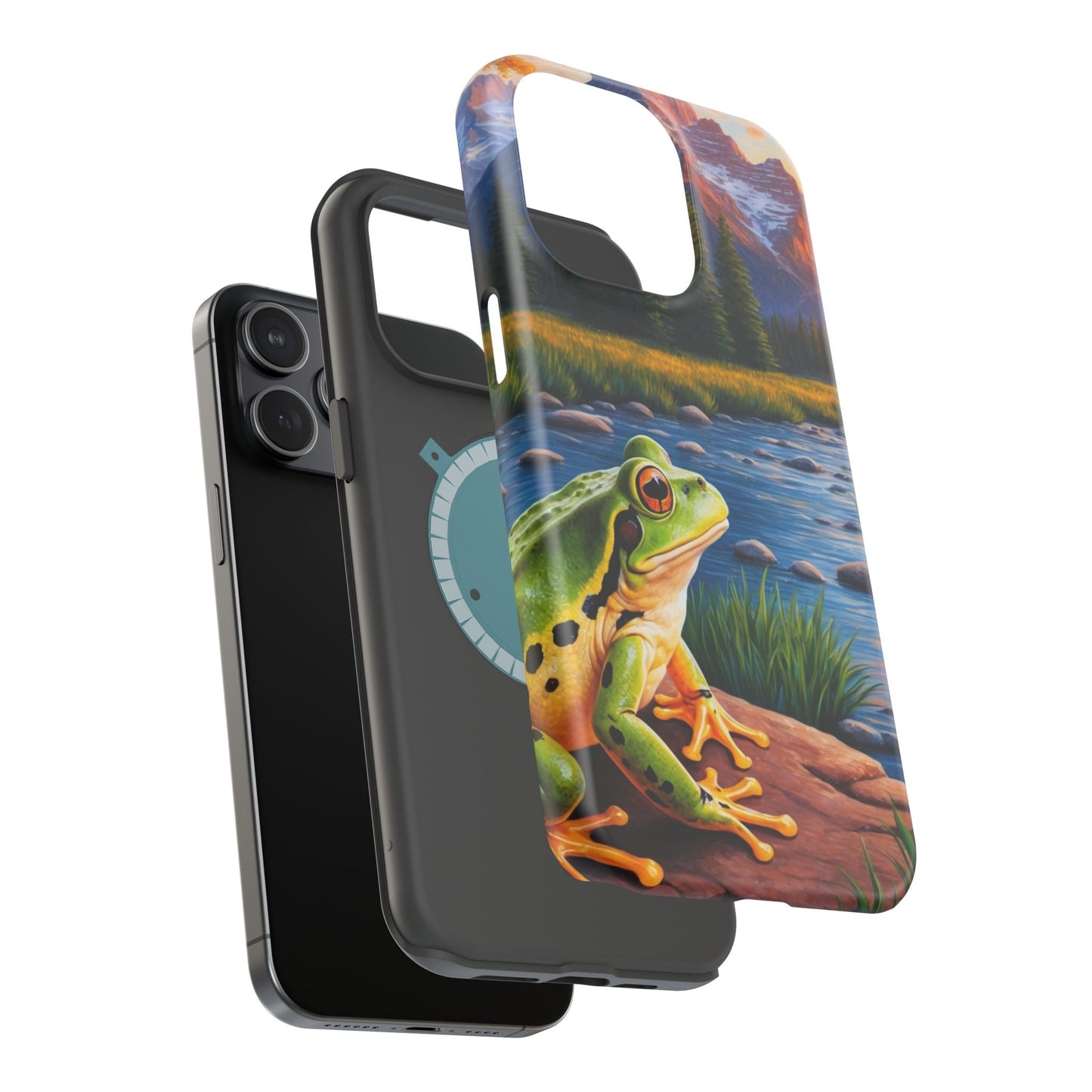 Twilight River Frog - MagSafe iPhone Case - BOGO Cases