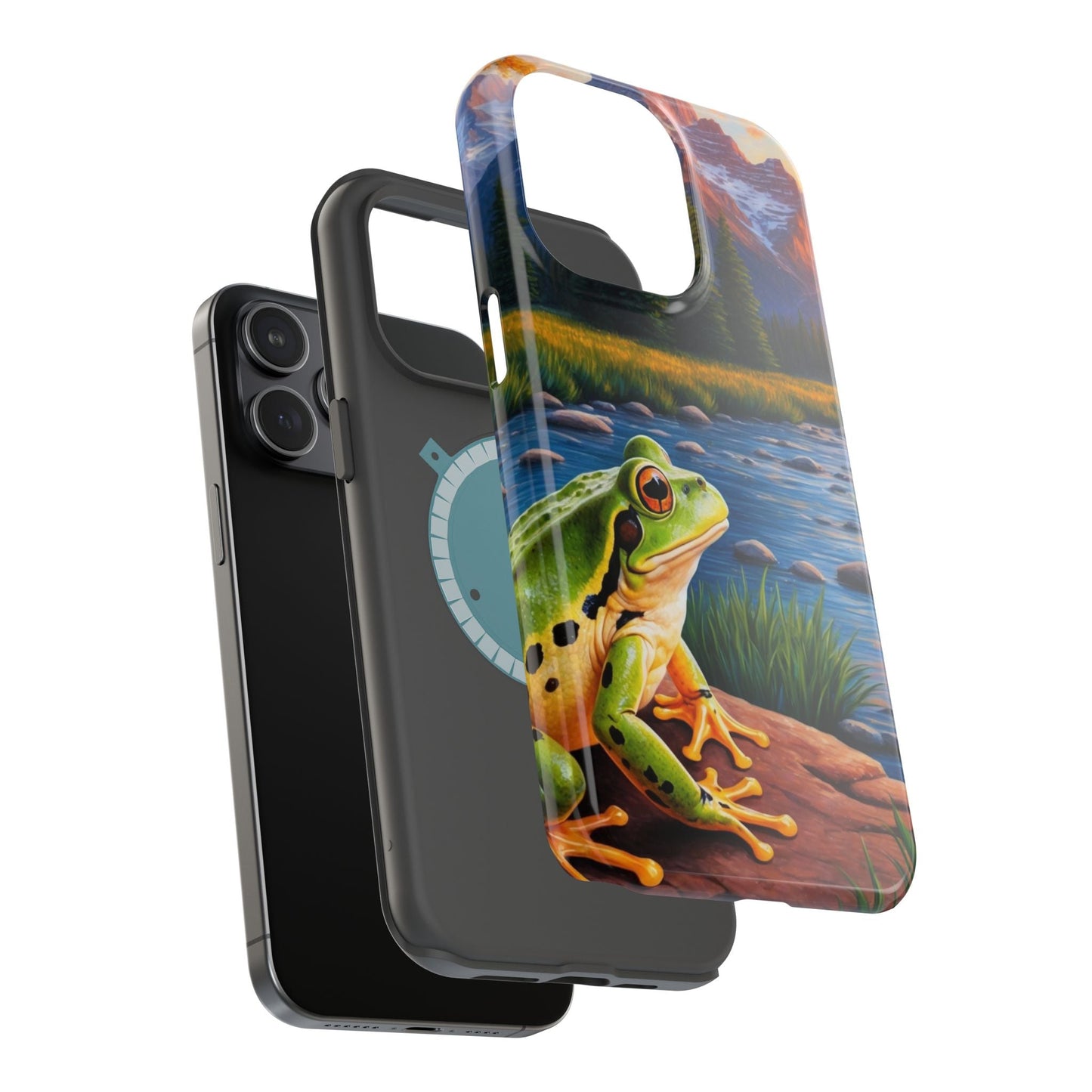 Twilight River Frog - MagSafe iPhone Case - BOGO Cases
