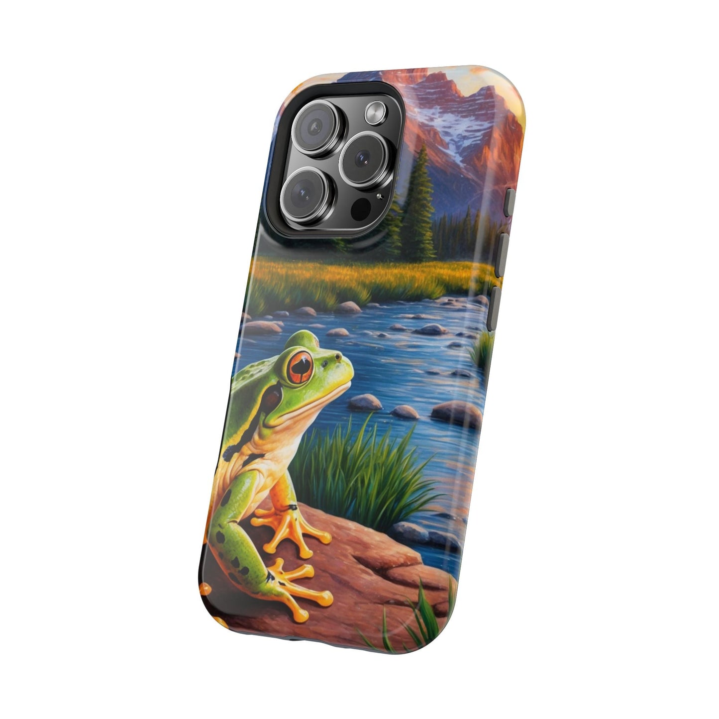 Twilight River Frog - MagSafe iPhone Case - BOGO Cases