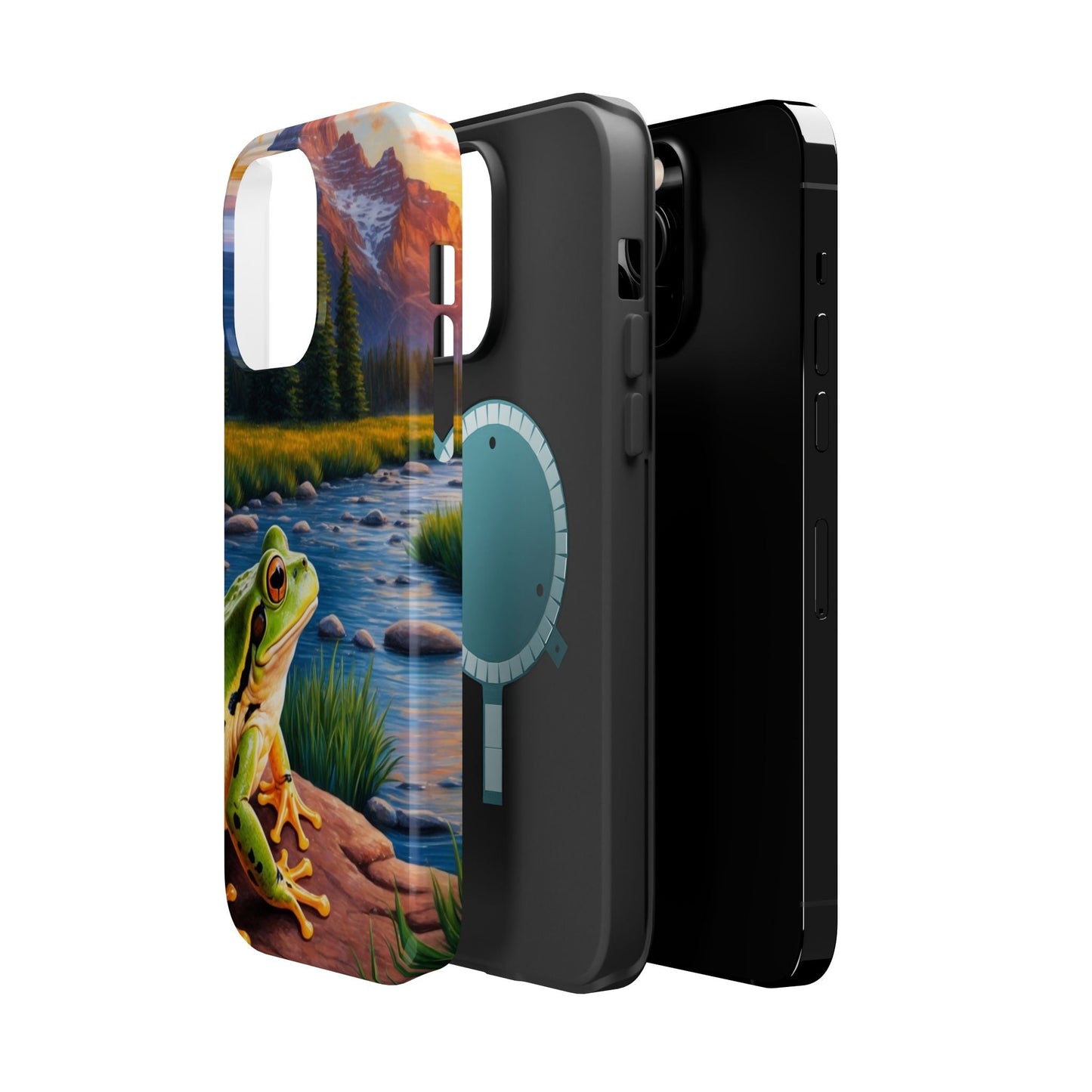 Twilight River Frog - MagSafe iPhone Case - BOGO Cases
