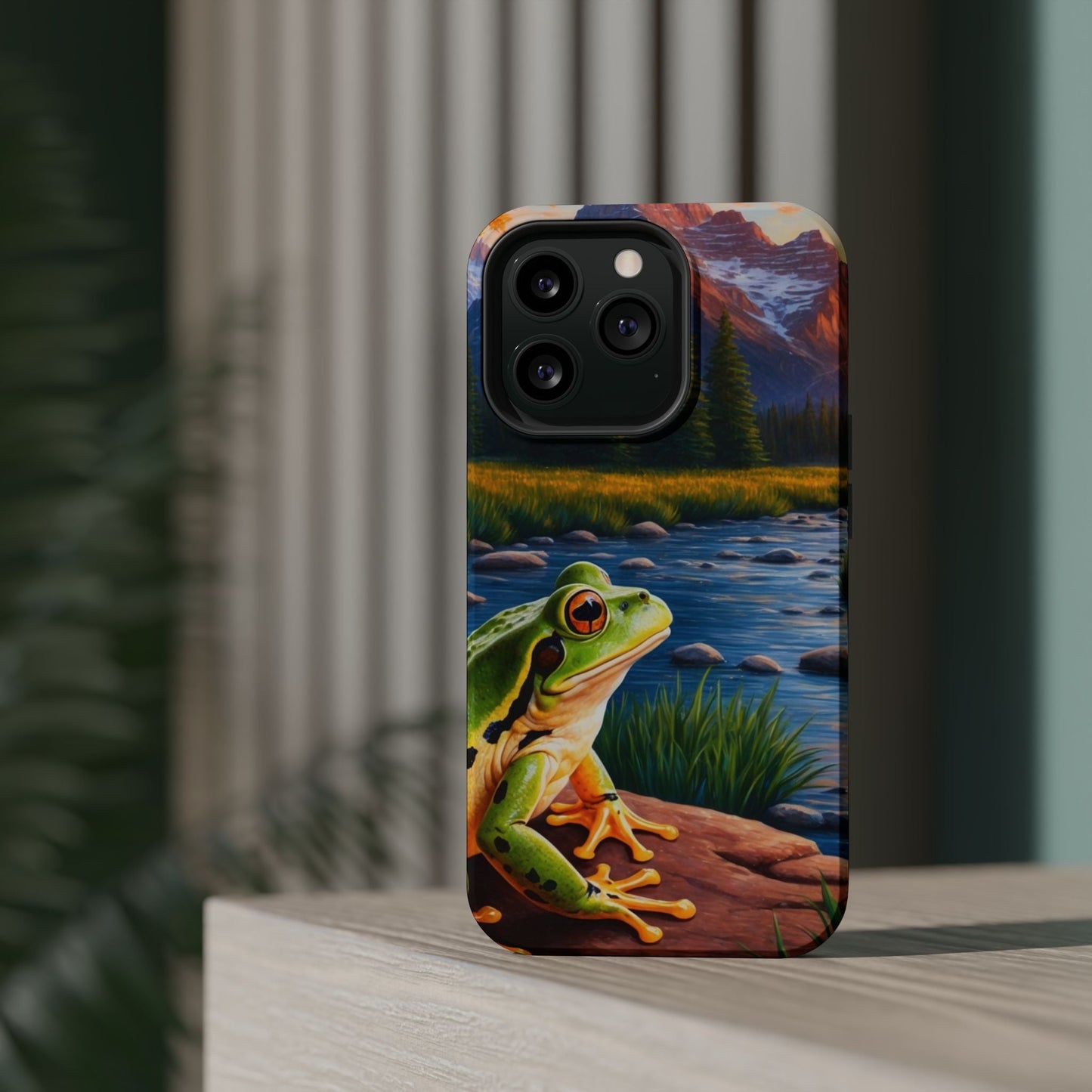 Twilight River Frog - MagSafe iPhone Case - BOGO Cases