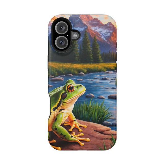 Twilight River Frog - MagSafe iPhone Case - BOGO Cases