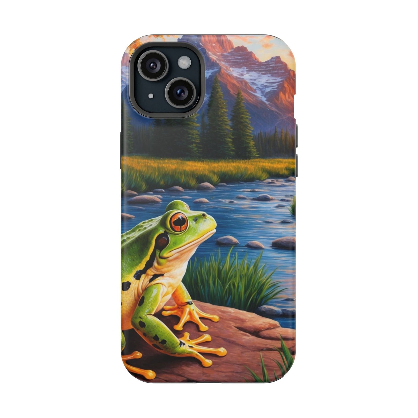 Twilight River Frog - MagSafe iPhone Case - BOGO Cases