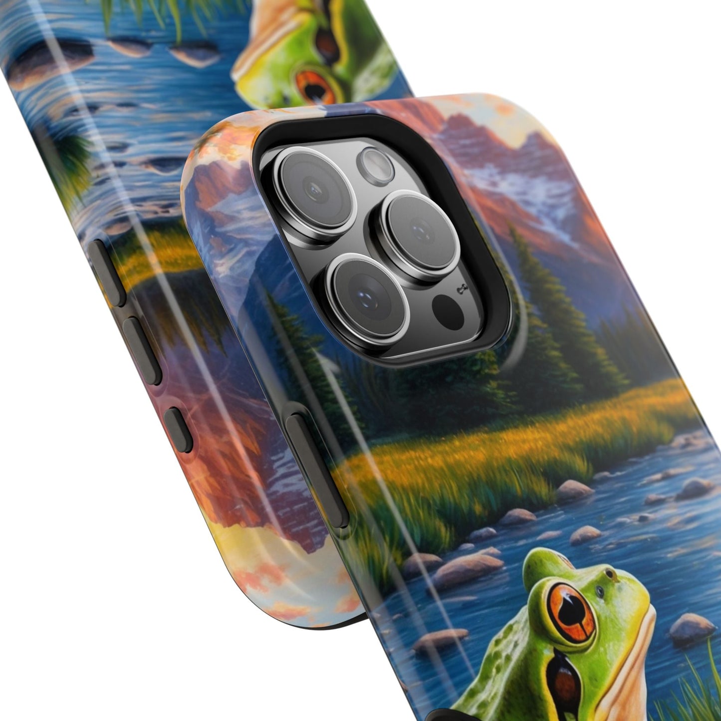 Twilight River Frog - MagSafe iPhone Case - BOGO Cases