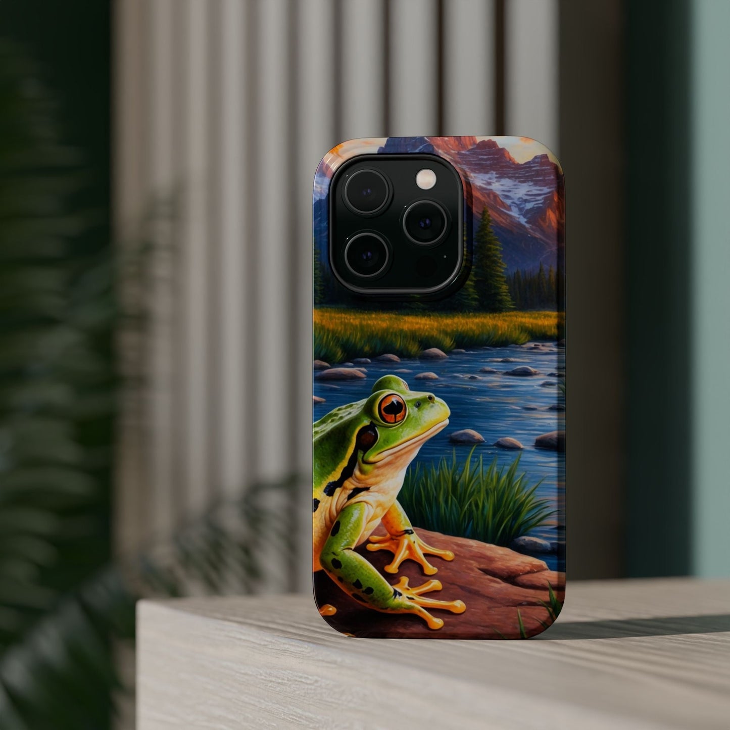 Twilight River Frog - MagSafe iPhone Case - BOGO Cases