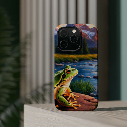 Twilight River Frog - MagSafe iPhone Case - BOGO Cases