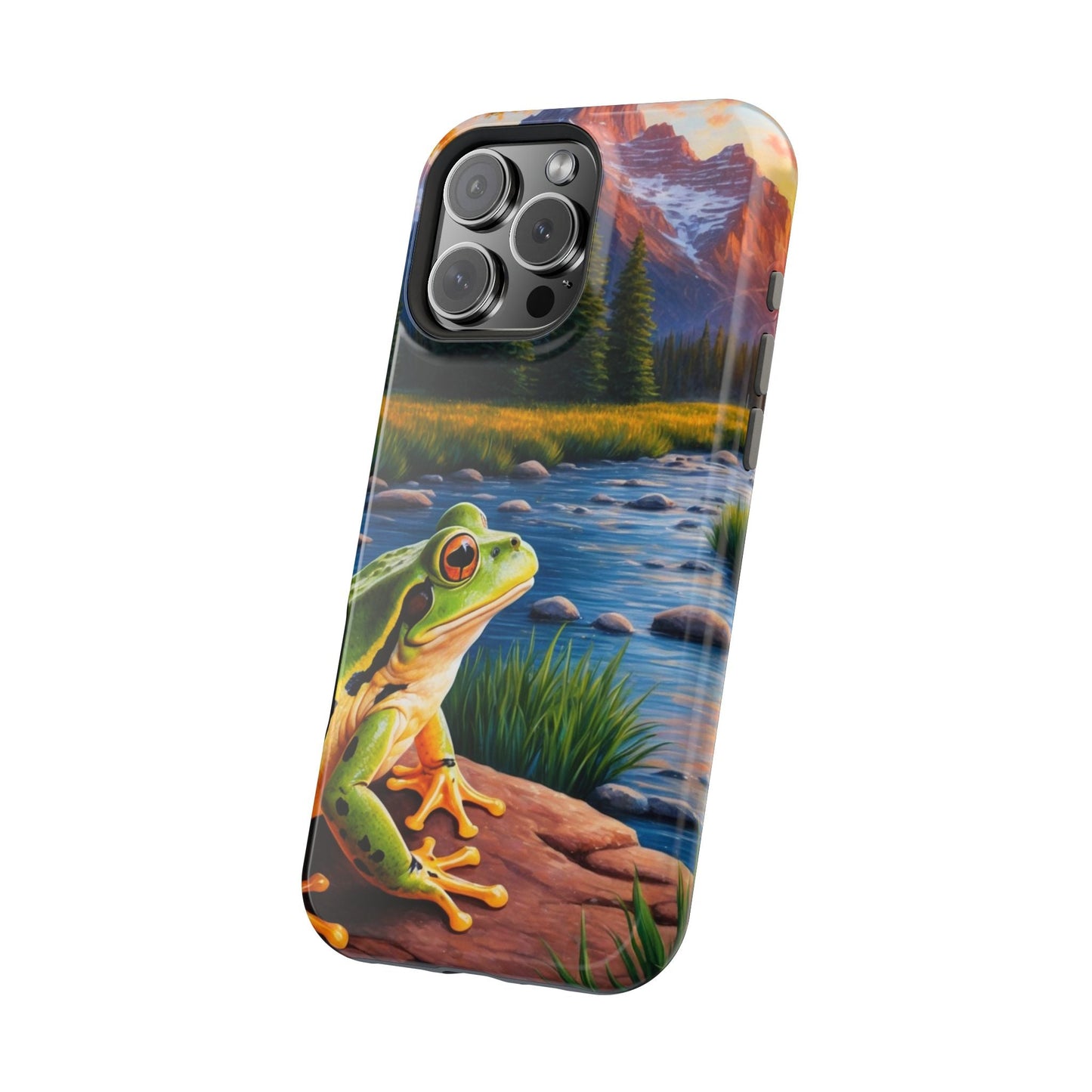 Twilight River Frog - MagSafe iPhone Case - BOGO Cases