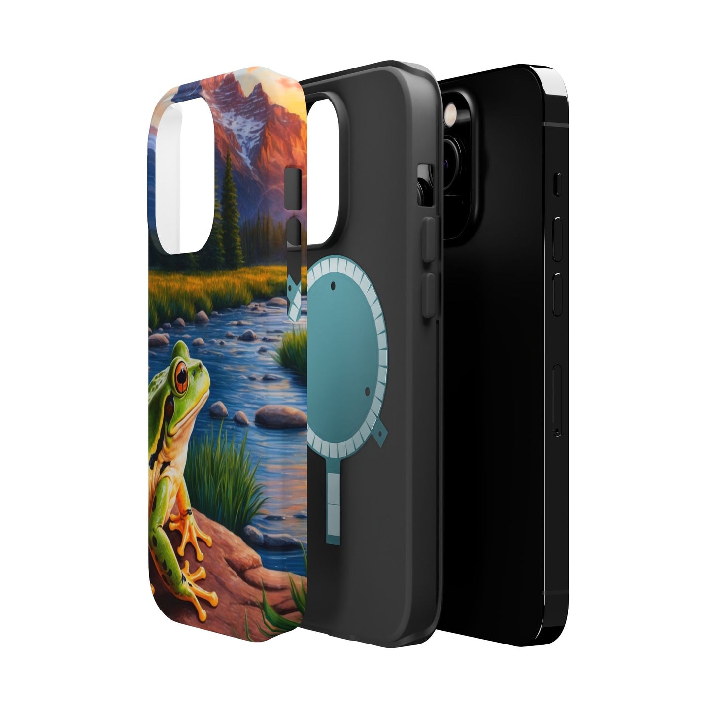 Twilight River Frog - MagSafe iPhone Case - BOGO Cases
