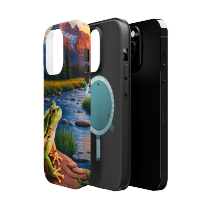 Twilight River Frog - MagSafe iPhone Case - BOGO Cases
