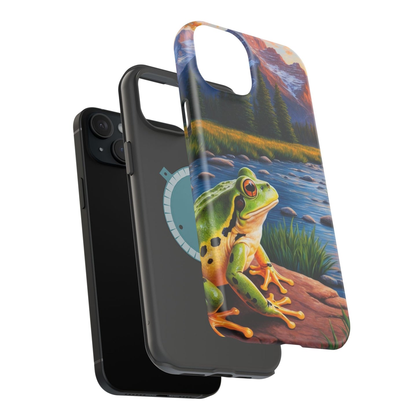 Twilight River Frog - MagSafe iPhone Case - BOGO Cases