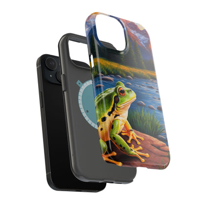 Twilight River Frog - MagSafe iPhone Case - BOGO Cases