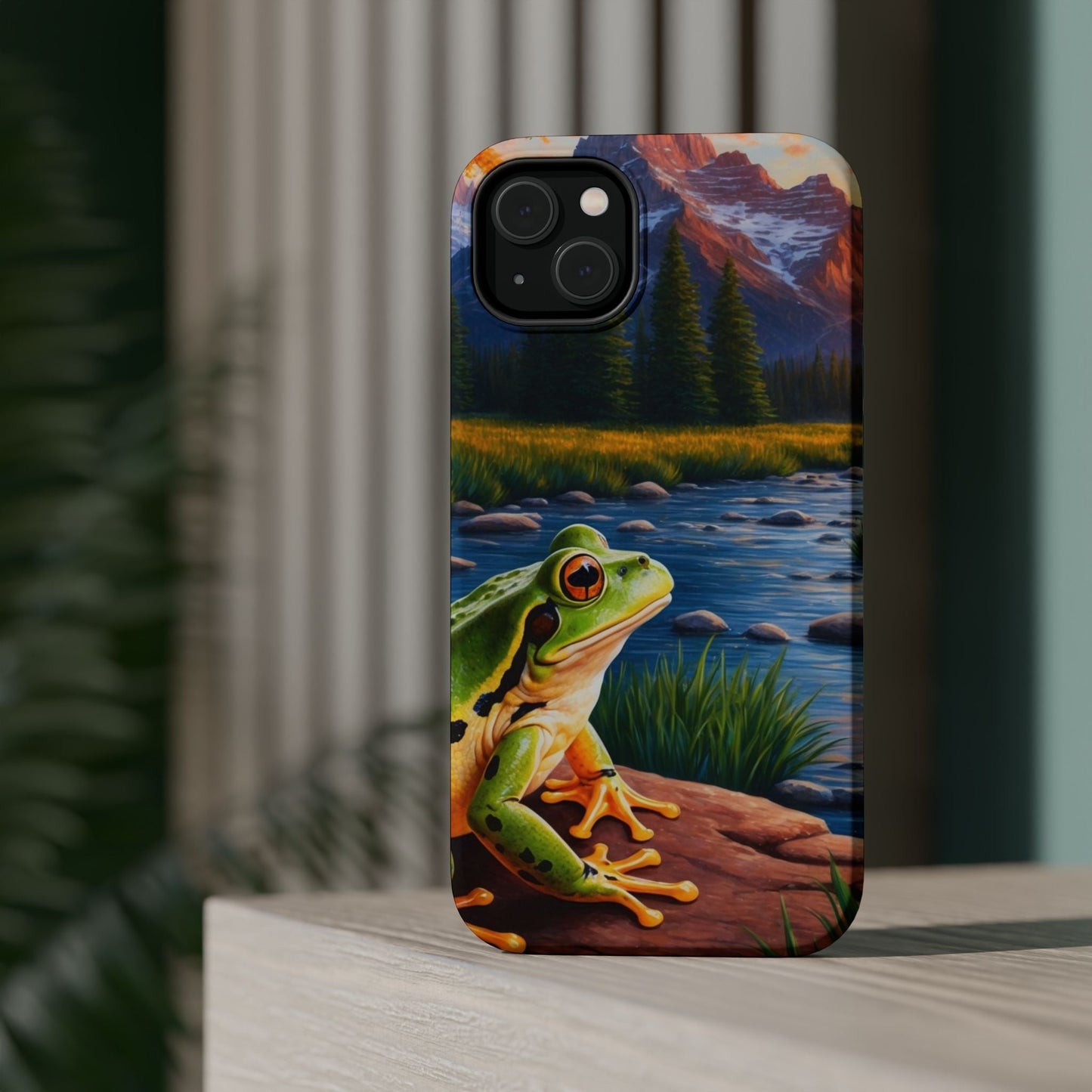 Twilight River Frog - MagSafe iPhone Case - BOGO Cases
