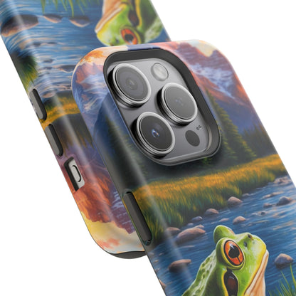 Twilight River Frog - MagSafe iPhone Case - BOGO Cases