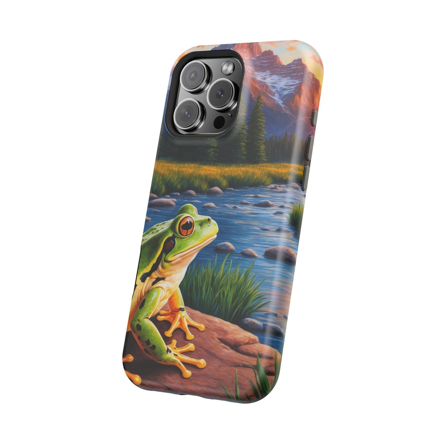 Twilight River Frog - MagSafe iPhone Case - BOGO Cases