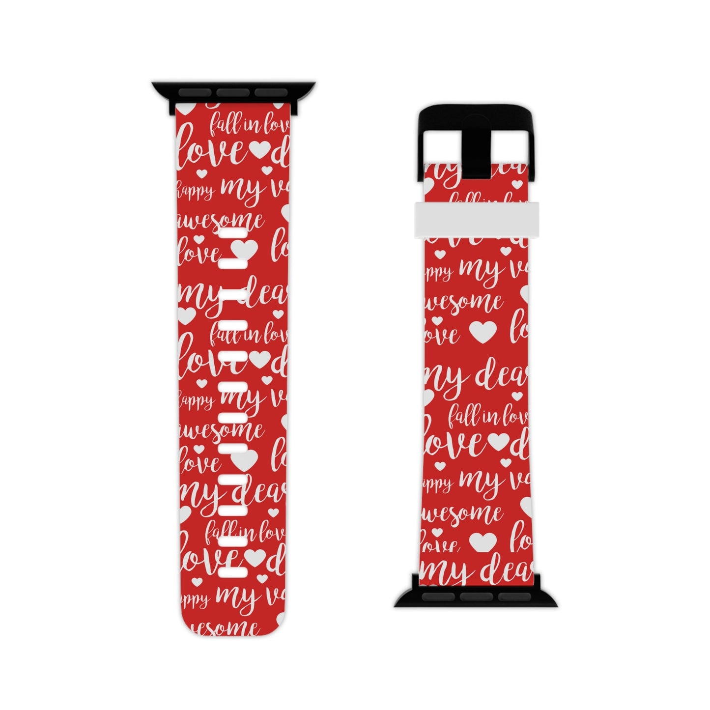 Valentine Words Pattern Apple Watch Band - BOGO Cases