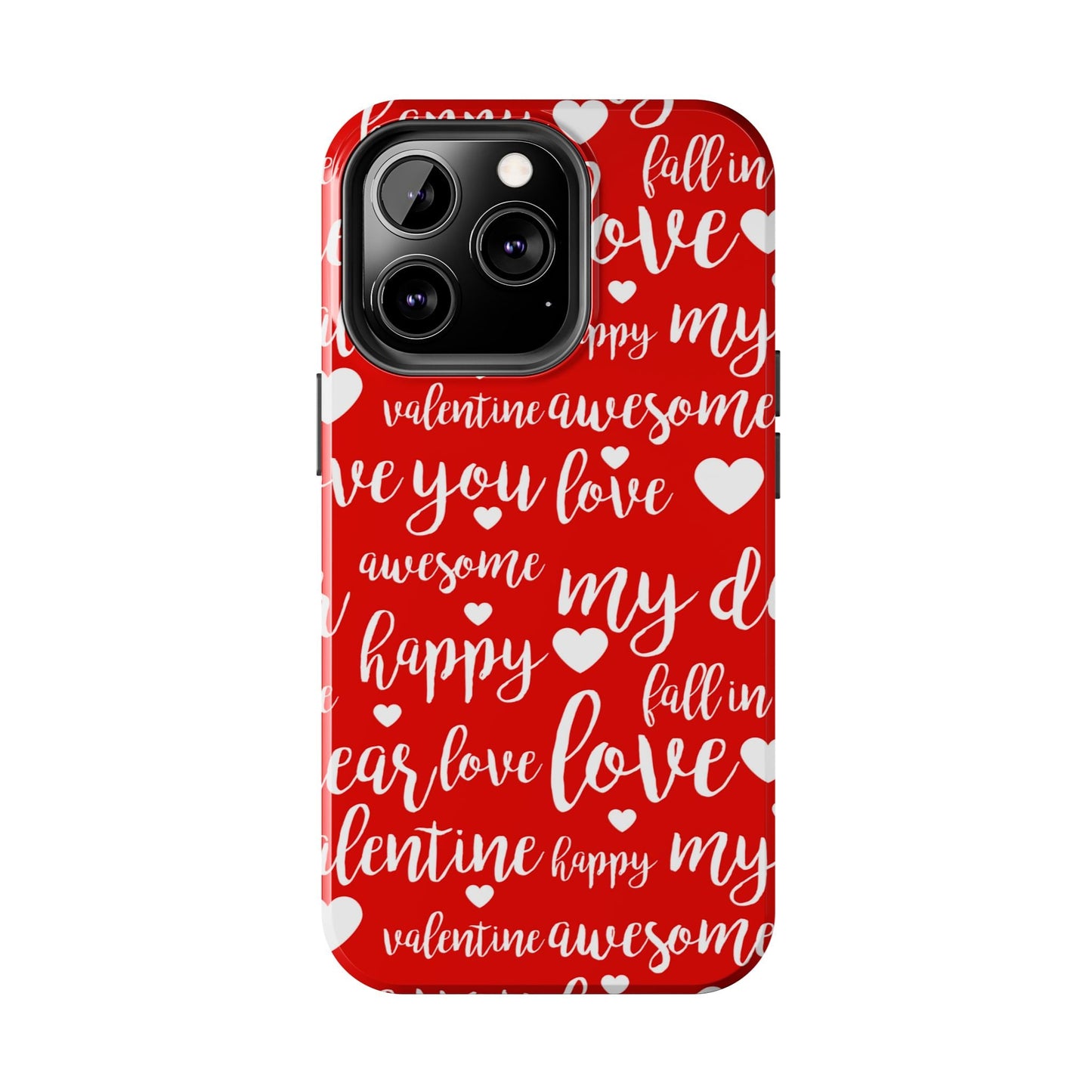 Valentine Words Pattern – iPhone Case - BOGO Cases