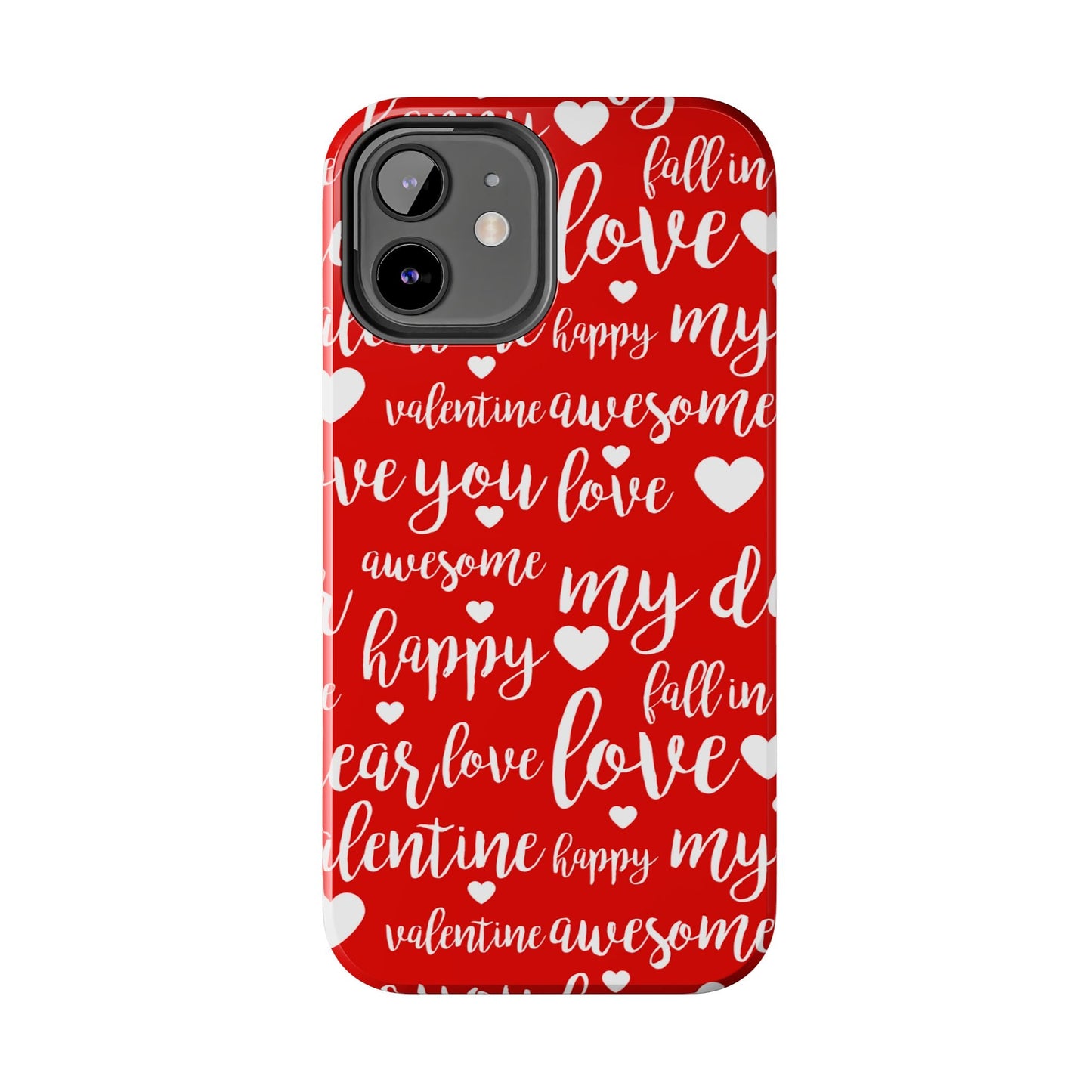 Valentine Words Pattern – iPhone Case - BOGO Cases