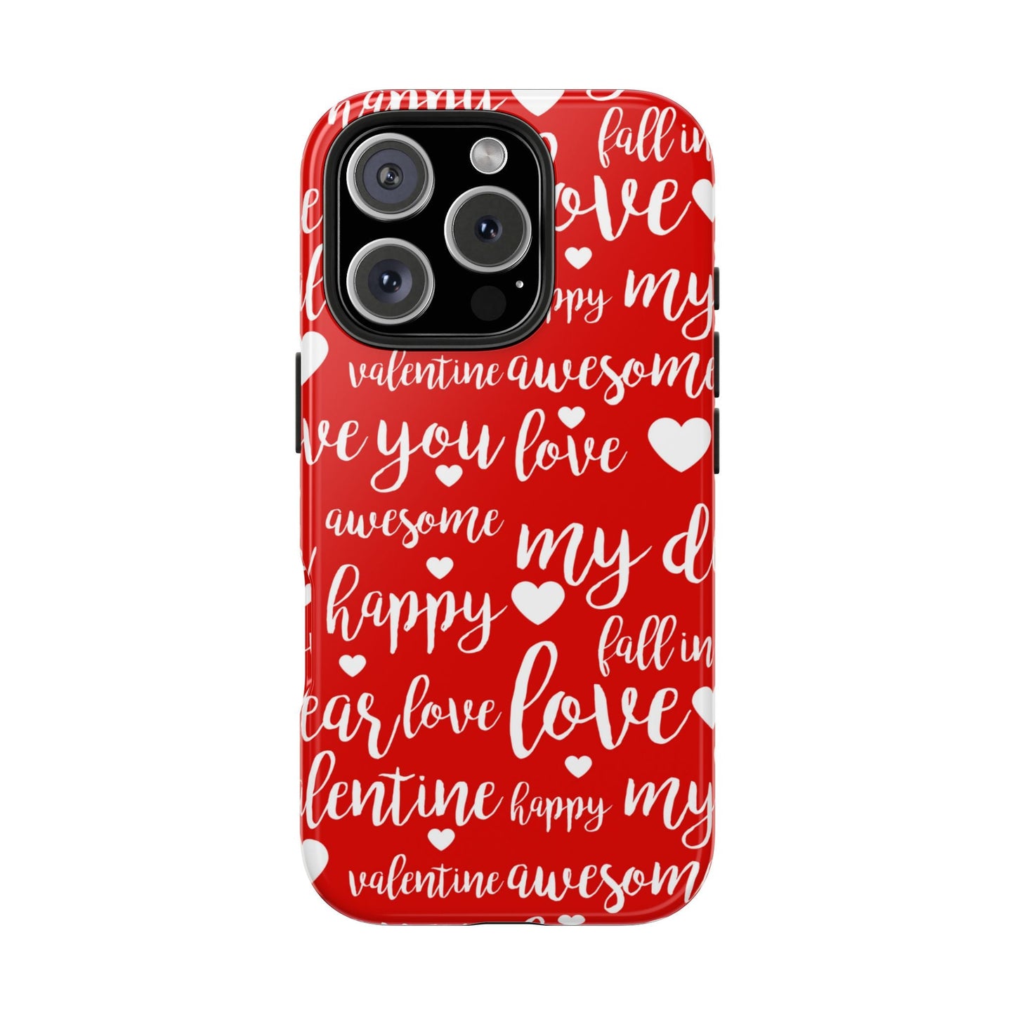 Valentine Words Pattern – iPhone Case - BOGO Cases