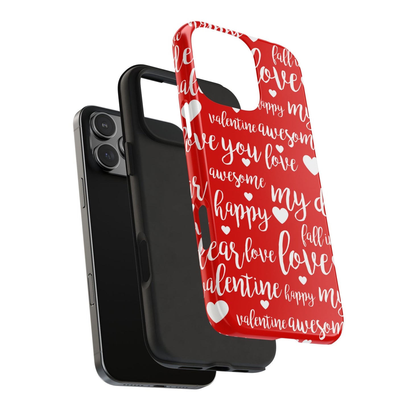 Valentine Words Pattern – iPhone Case - BOGO Cases
