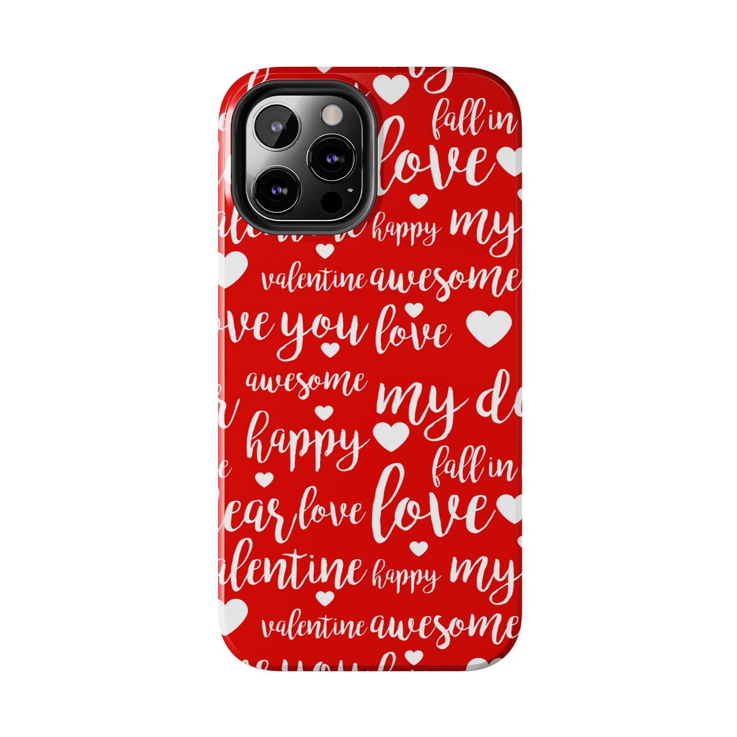Valentine Words Pattern – iPhone Case - BOGO Cases