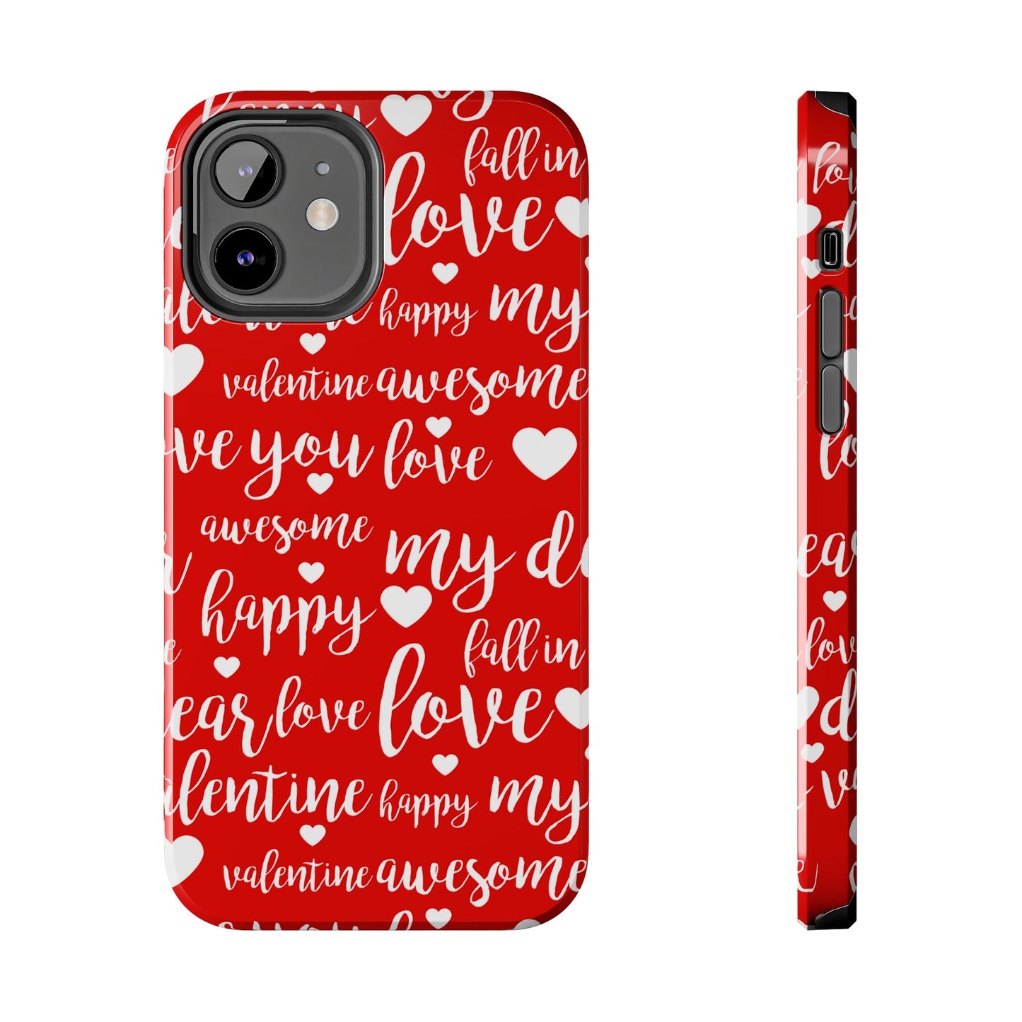 Valentine Words Pattern – iPhone Case - BOGO Cases