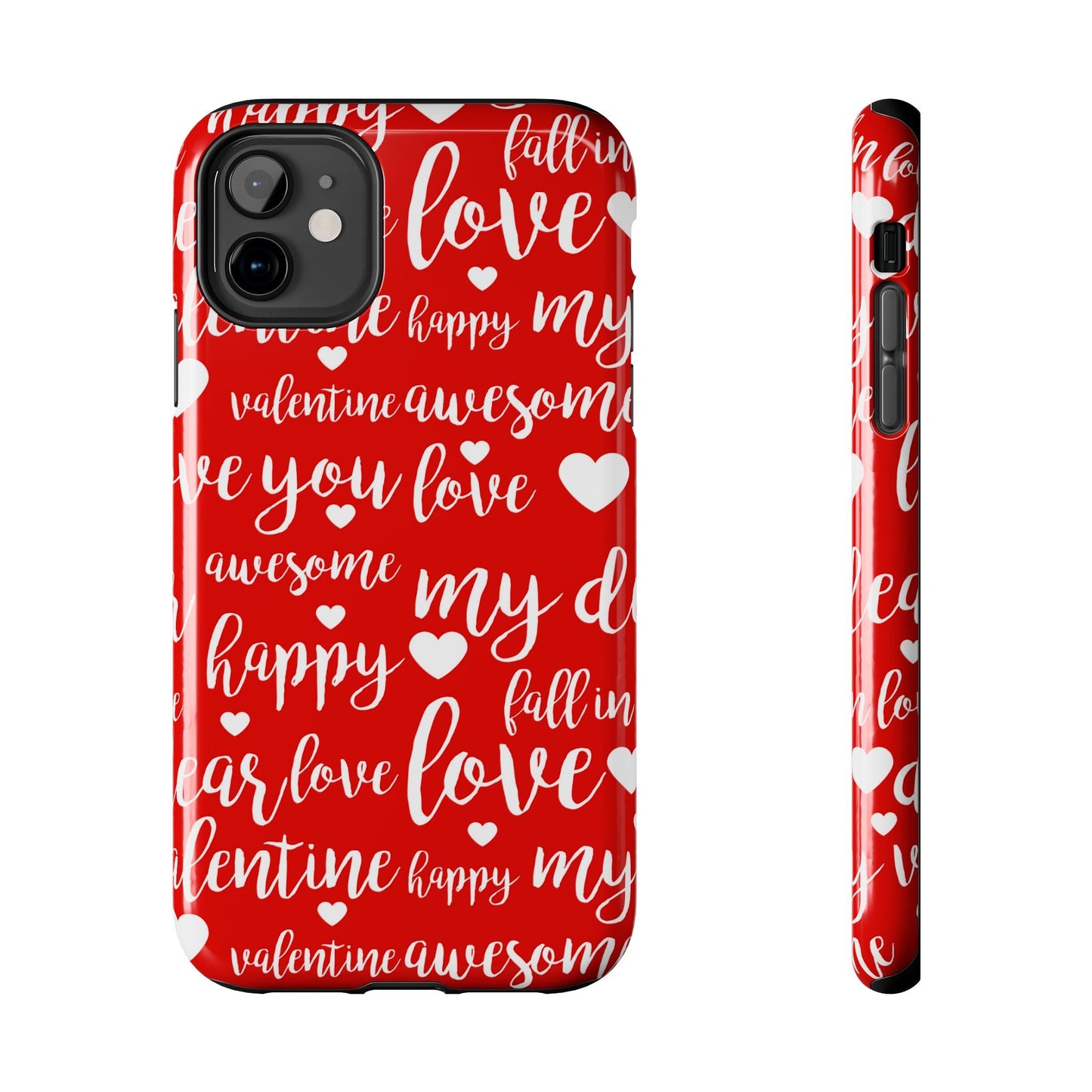 Valentine Words Pattern – iPhone Case - BOGO Cases