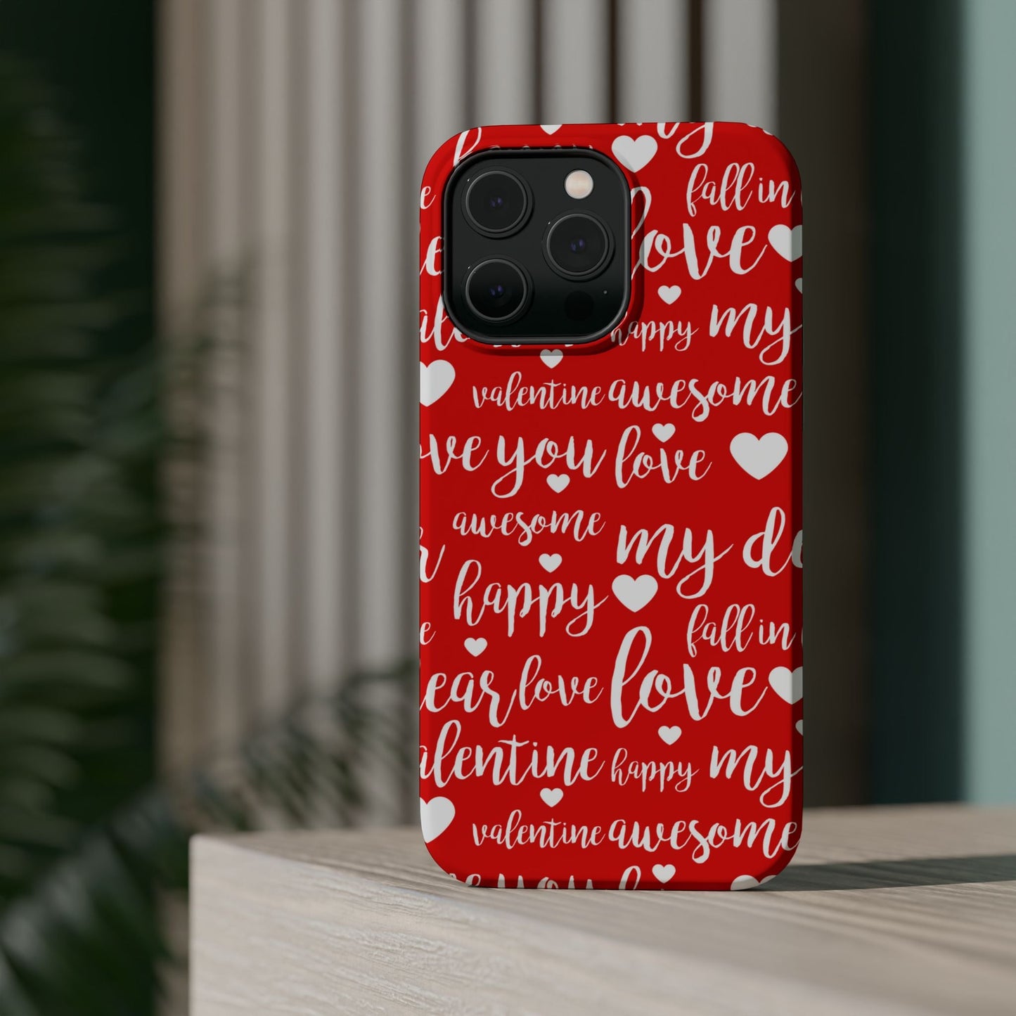 Valentine Words Pattern – MagSafe Case - BOGO Cases