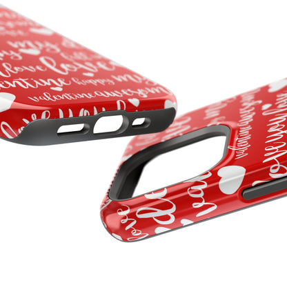 Valentine Words Pattern – MagSafe Case - BOGO Cases