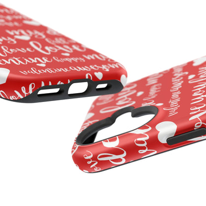 Valentine Words Pattern – MagSafe Case - BOGO Cases