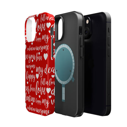 Valentine Words Pattern – MagSafe Case - BOGO Cases