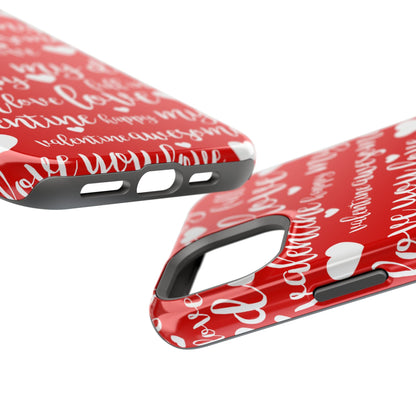 Valentine Words Pattern – MagSafe Case - BOGO Cases