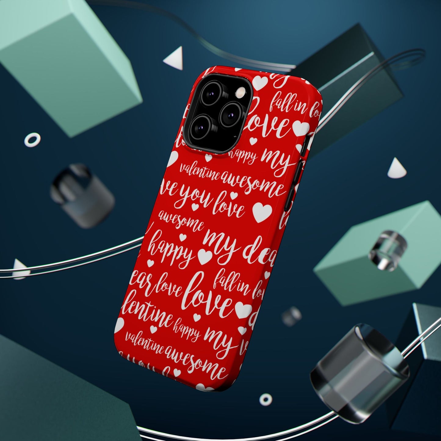Valentine Words Pattern – MagSafe Case - BOGO Cases