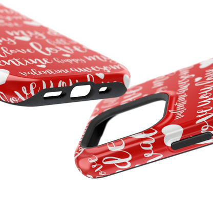 Valentine Words Pattern – MagSafe Case - BOGO Cases
